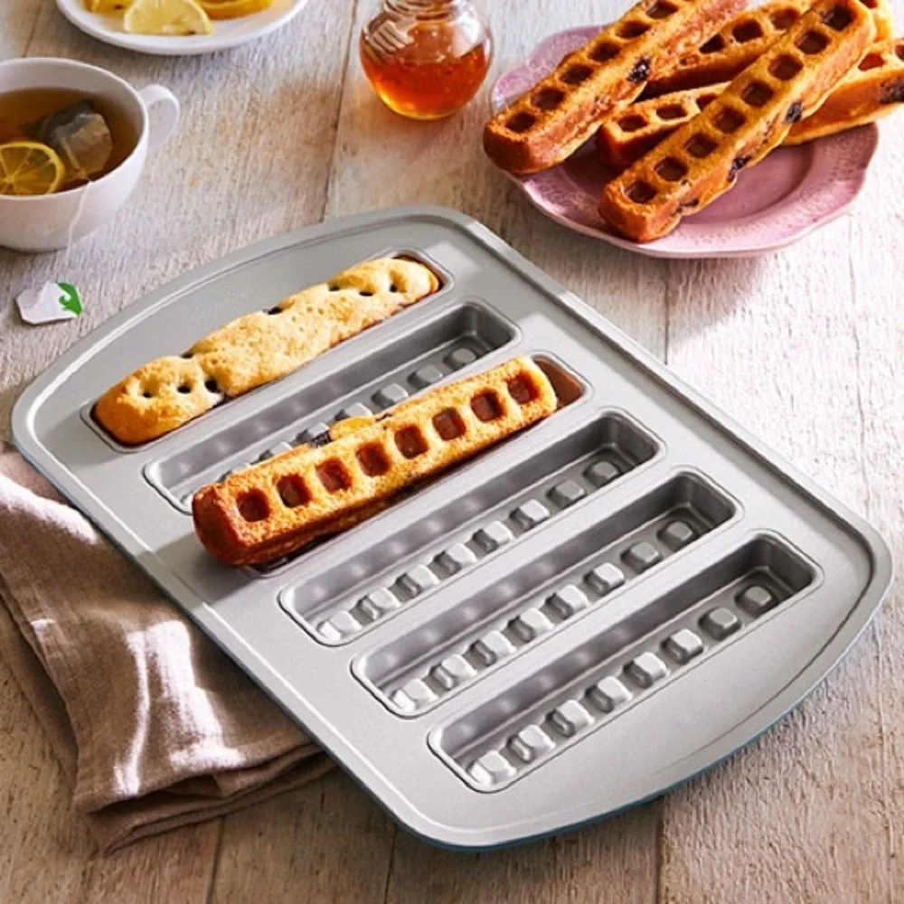 Pampered Chef Waffle Stick Pan 6 Cavity